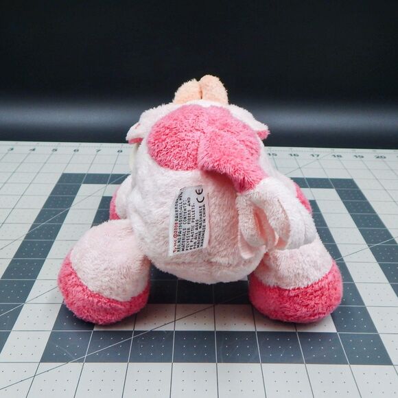 Ty Pluffies MOOER Pink Cow 9" w/Tags Stuffed Animal Toy Plush TyLux 2008 - Picture 3 of 11